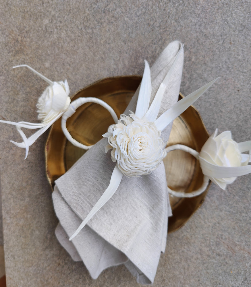 
                
                    Load image into Gallery viewer, Assorted Shola Napkin Rings - Set of 4
                
            