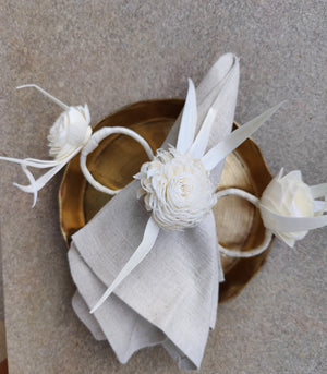 Assorted Shola Napkin Rings - Set of 4