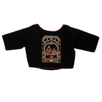 Black Laxmi Vishnu Blouse