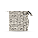 Wash Bag Tall - Abstract - White