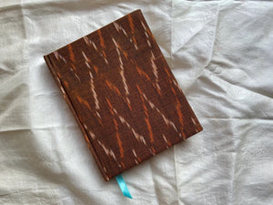Notebook in Brown Ikat (Small Ruled)