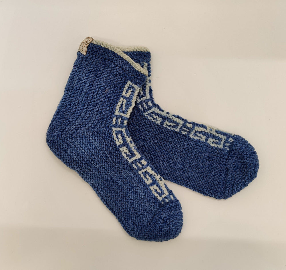Hand-Knit House Slippers