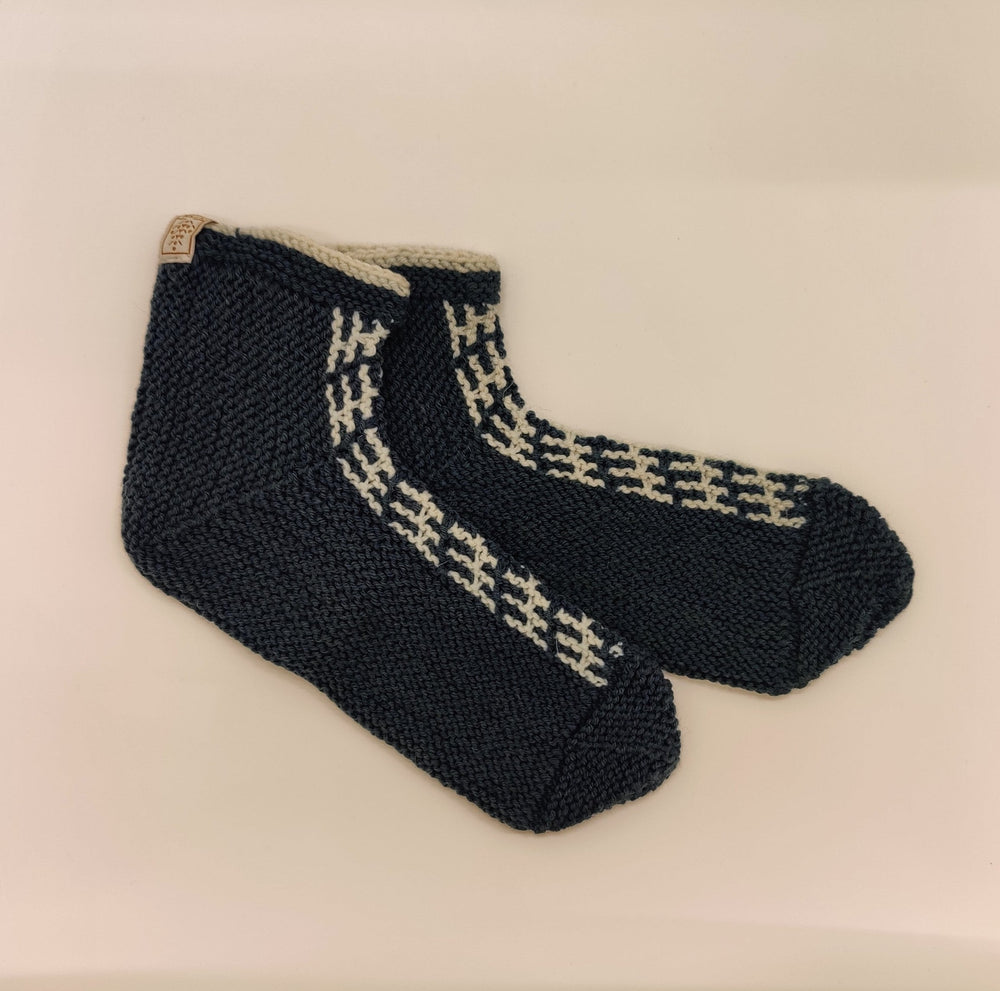 Hand-Knit House Slippers