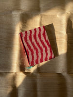 Notebook in Maroon Ikat (Plain)