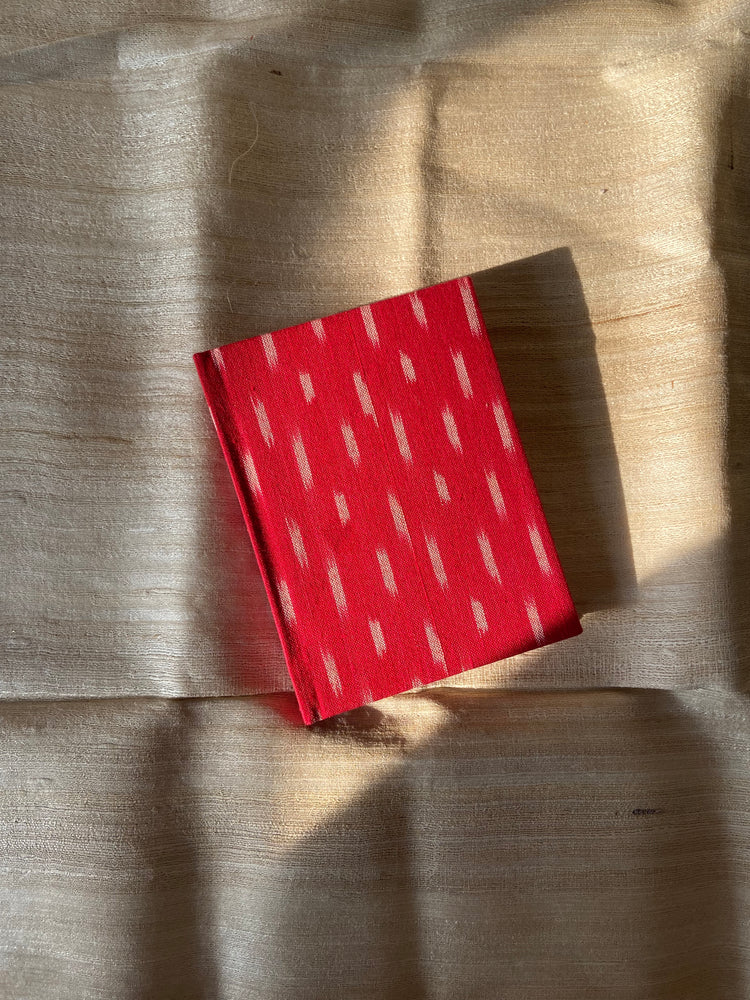 
                
                    Load image into Gallery viewer, Notebook in Red Ikat Bold (Plain)
                
            