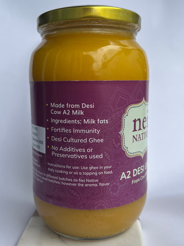 A2 Cultured Cow Ghee - 1000ml