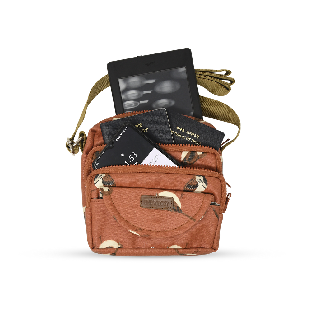 Meiji's Sling Bag - Sparrows - Burnt Chili