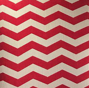 
                
                    Load image into Gallery viewer, Lazy Chevron - Red on White
                
            