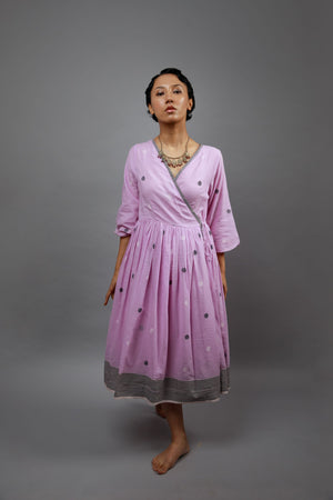 Lilac Dreams - Lavender Wraparound Dress