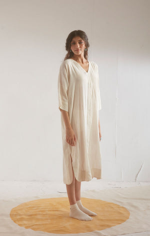 Modern Kaftan in Salt
