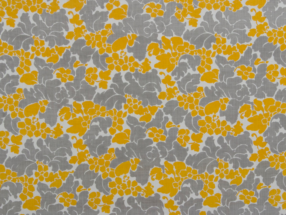 Sandra - Yellow and Grey on White