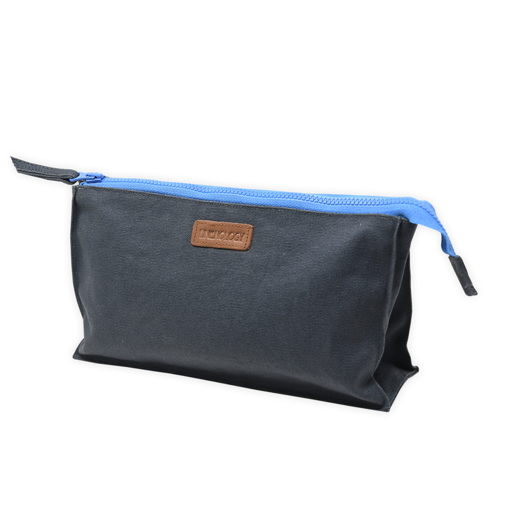 Makeup Bag Big - Kyoko - Slate Blue