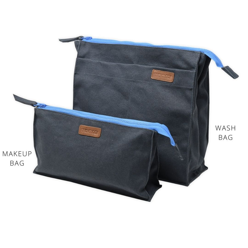 Wash Bag Tall - Kyoko - Slate Blue