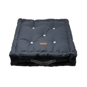 Acrylic Coated Floor Cushion - Kyoko - Slate Bue