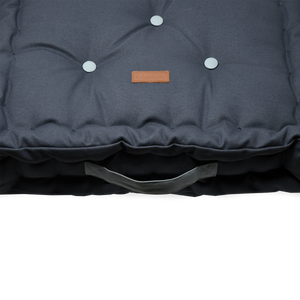 Acrylic Coated Floor Cushion - Kyoko - Slate Bue