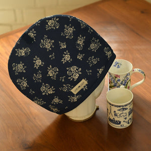 
                
                    Load image into Gallery viewer, Tea Cosy-English Rose-Navy
                
            