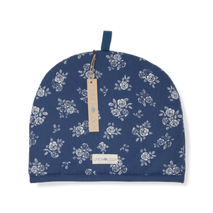 
                
                    Load image into Gallery viewer, Tea Cosy-English Rose-Navy
                
            