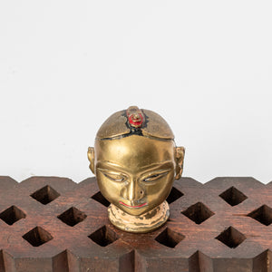 Vintage Brass Gauri Head
