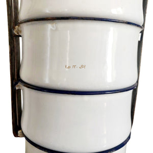 
                
                    Load image into Gallery viewer, Vintage Enamel Tiffin Carrier
                
            