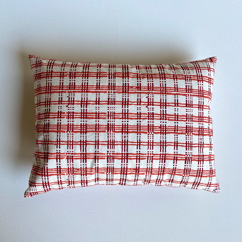 Gift Set - Organic Manjha Print Kapok Pillow + Maracas