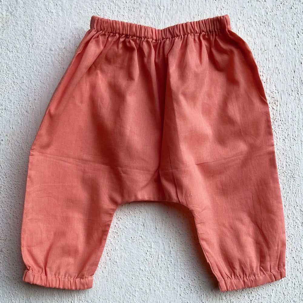 Unisex Organic Koi Peach Print Kurta + Pants