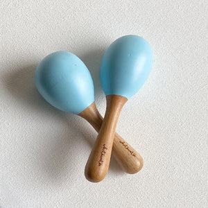 
                
                    Load image into Gallery viewer, Wooden Maracas Set - Blue
                
            