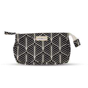 Makeup Bag Big - Abstract - Black