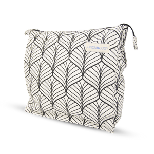 Wash Bag Tall - Abstract - White