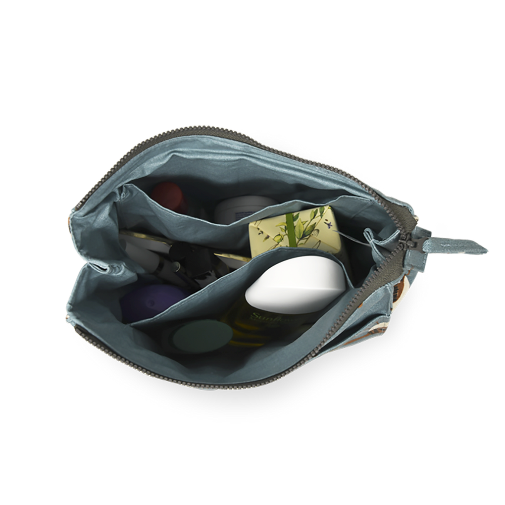 Wash Bag Tall - Sparrows - Cameo Blue