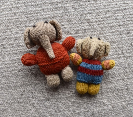 Hand-Knit Elephant