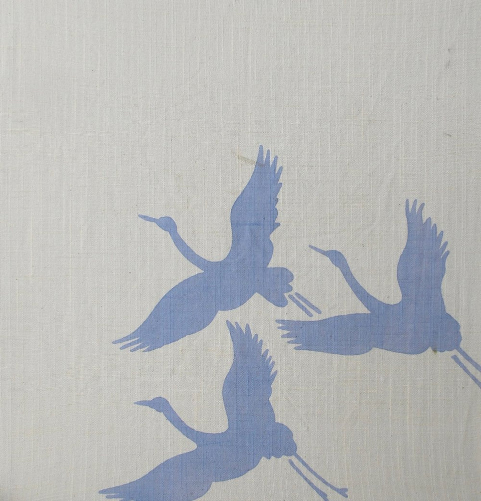 Storks - Light Blue on Off White